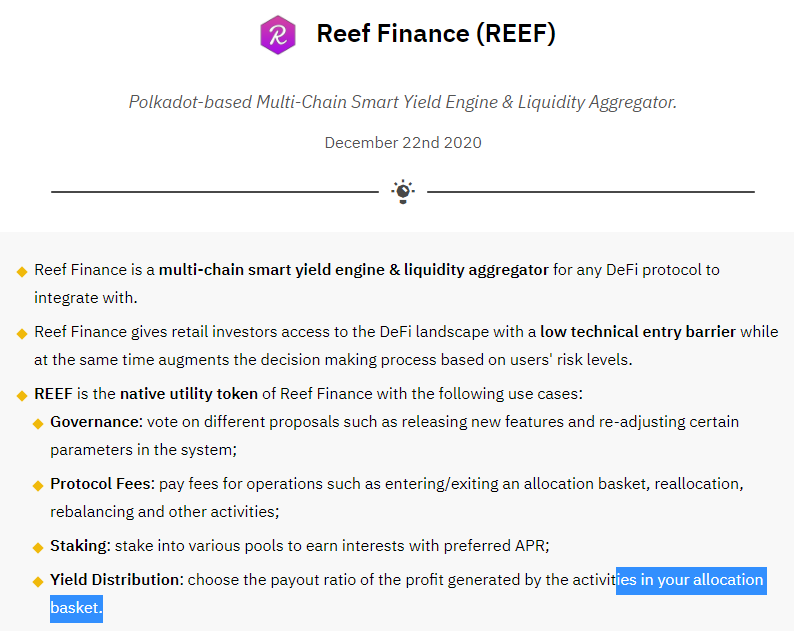 Reef Finance (REEF)